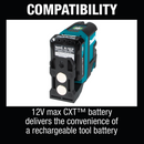 Makita SK105GDNAX 12V max CXT Li‑Ion Cordless Self‑Leveling Cross‑Line Green Beam Laser Kit, 2.0Ah, New