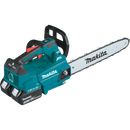 Makita XCU09PT 36V 18V X2 LXT Brushless 16 in. Top Handle Chain Saw Kit 5.0Ah, New