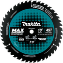Makita B-62103 10" 45T Carbide‑Tipped Max Efficiency Miter Saw Blade (New) - ToolSteal.com