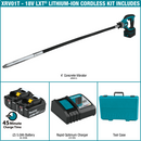 Makita XRV01T-R 18V LXT Lithium‑Ion Cordless 4 ft. Concrete Vibrator Kit 5.0Ah, Reconditioned