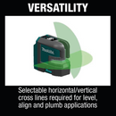 Makita SK105GDNAX 12V max CXT Li‑Ion Cordless Self‑Leveling Cross‑Line Green Beam Laser Kit, 2.0Ah, New