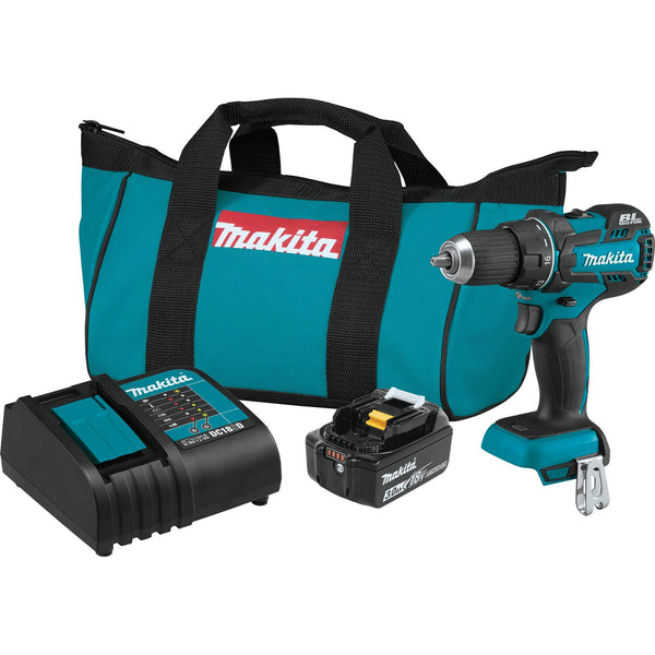 Makita XFD061-R 18V LXT Lithium‑Ion Compact Brushless Cordless 1/2" Driver‑Drill Kit (3.0Ah) (Reconditioned) - ToolSteal.com