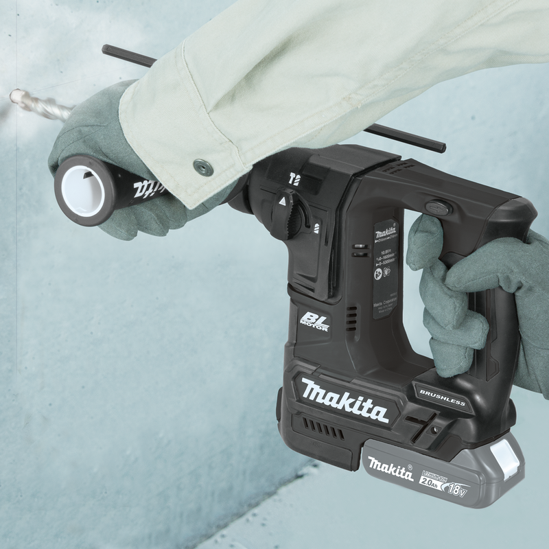 Makita XRH06ZB-R 18V LXT Lithium‑Ion Sub‑Compact Brushless Cordless 11/16 in. Rotary Hammer, accepts SDS‑PLUS bits, Tool Only (Reconditioned)