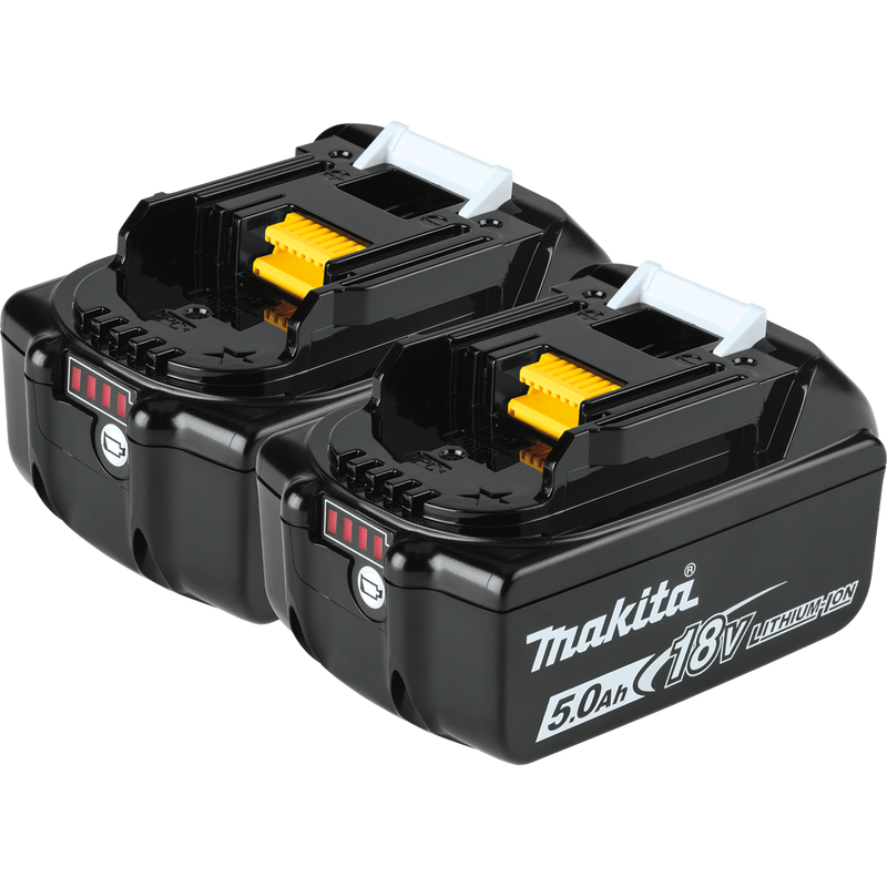 Makita BL1850B-2 18-Volt LXT® Li-Ion Hi-Capacity Battery Pack w/Fuel Gauge, 2/pc  (New) - ToolSteal.com