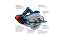 Bosch GKS18V-25CB14 PROFACTOR 18V Cordless 7-1/4 In. Circular Saw Kit with BiTurbo Brushless Technology Kit, New