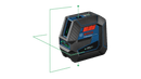Bosch GCL100-40G Green-Beam Self-Leveling Cross-Line Laser with Plumb Points, New