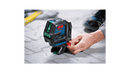 Bosch GCL100-40G Green-Beam Self-Leveling Cross-Line Laser with Plumb Points, New