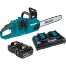 Makita XCU07PT 36V 18V X2 LXT Brushless 14 in. Chain Saw Kit 5.0Ah, New