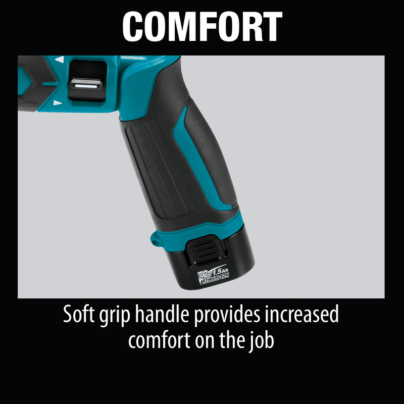 Makita TD022DSE-R 7.2V Lithium‑Ion Cordless Impact Driver Kit, (Reconditioned) - ToolSteal.com