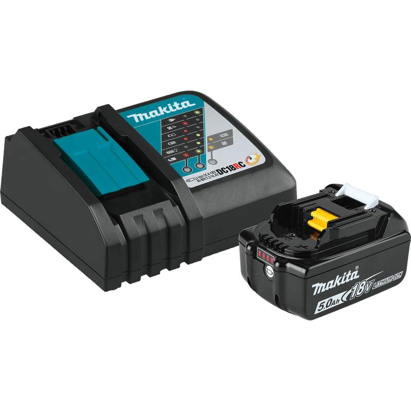 Makita BL1850BDC1 18V LXT® Lithium‑Ion Battery and Charger Starter Pack (5.0Ah), (New) - ToolSteal.com