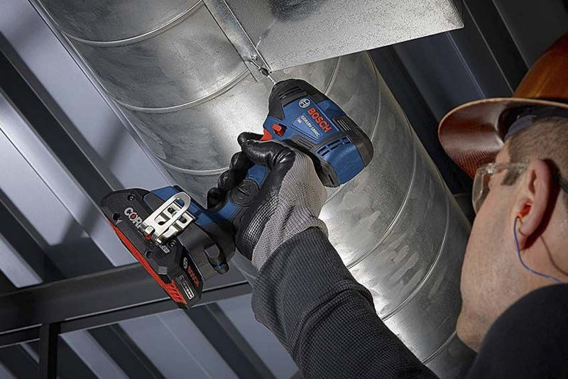 Bosch GDX18V-1800CN-RT 18V EC Brushless Connected-Ready Freak 1/4 In. and 1/2 In. Two-In-One Bit/Socket Impact Driver Bare Tool Reconditioned