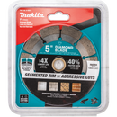 Makita B-69618 5 in. Diamond Blade, Segmented, General Purpose, New