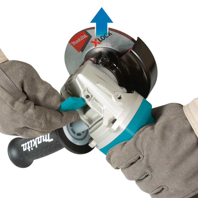 Makita GA4570 4‑1/2 in. X‑LOCK Angle Grinder, with AC/DC Switch, New