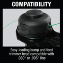 Makita XRU12Z-R 18V LXT Lithium‑Ion Brushless Cordless String Trimmer, Tool Only, Reconditioned