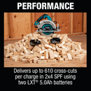 Makita XSH06PT 36V 18V X2 LXT Brushless 7‑1/4 in. Circular Saw Kit 5.0Ah, New