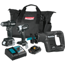 Makita CX300RB  18V LXT® Lithium‑Ion Sub‑Compact Brushless Cordless 3‑Pc. Combo Kit 2.0Ah, (Reconditioned) - ToolSteal.com