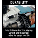 Makita 9565PCV-R 5 in. SJS High‑Power Paddle Switch Angle Grinder Reconditioned