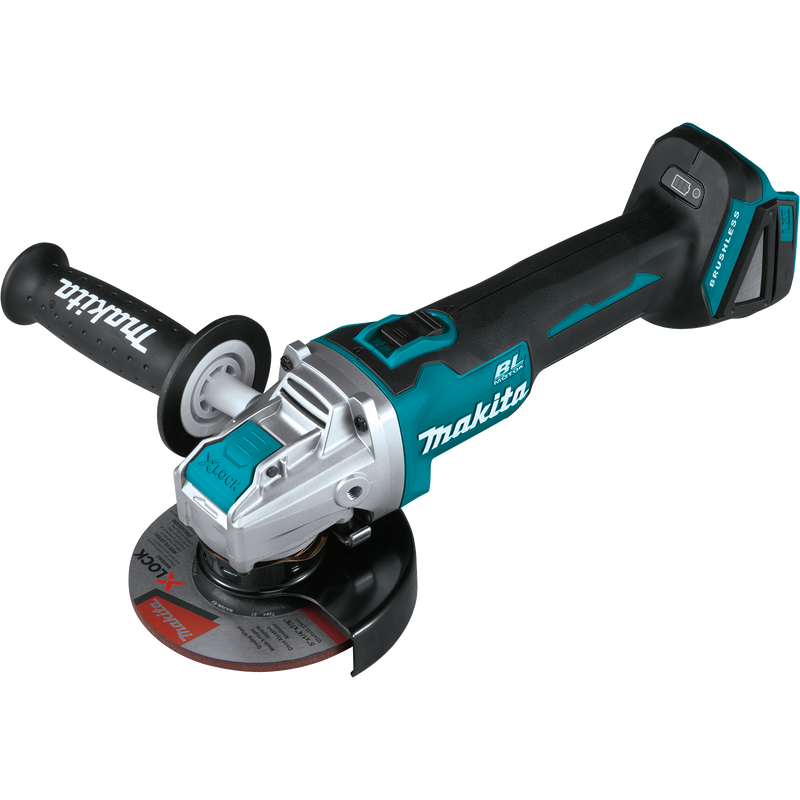 Makita XAG25Z 18V LXT Lithium‑Ion Brushless Cordless 4‑1/2 in. / 5 in. X‑LOCK Angle Grinder, with AFT, Tool Only, New