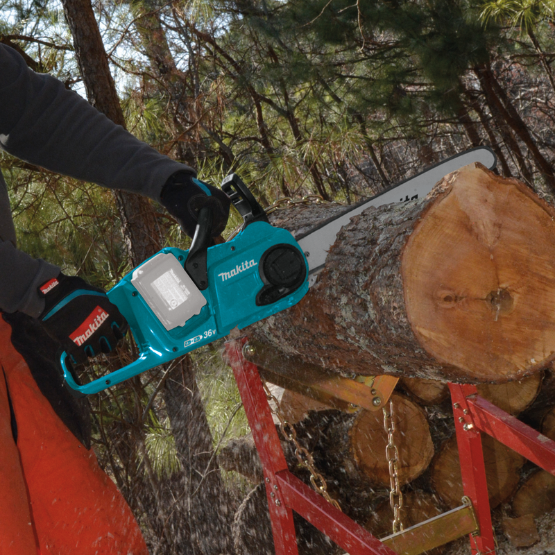 Makita XCU04Z-R 36V (18V X2) LXT Lithium‑Ion Brushless Cordless 16 in. Chain Saw, Tool Only Reconditioned