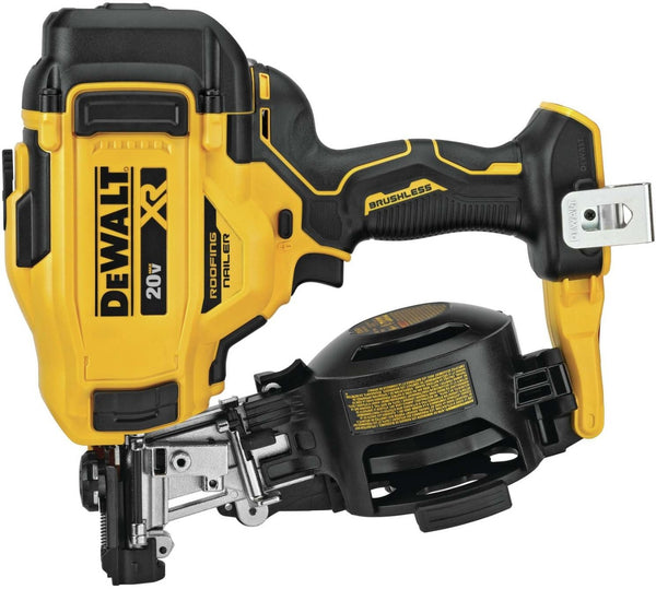 DeWalt DCN45RNB 20V MAX 15° Cordless Coil Roofing Nailer, New