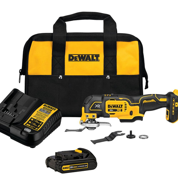 DeWalt DCS356C1 20V MAX XR Brushless Lithium-Ion Cordless Oscillating Multi-Tool Kit 1.5 Ah, New