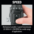 Makita XFD11ZB-R 18V LXT Lithium‑Ion Sub‑Compact Brushless Cordless 1/2 in. Driver‑Drill, Tool Only, Reconditioned