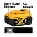 DeWALT DCB205 20V MAX* XR® 5.0Ah Lithium Ion Battery Pack, (New) - ToolSteal.com