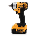 DeWalt DCF883M2 20V MAX XR Brushed Lithium-Ion 3/8 in. Cordless Impact Wrench with Hog Ring Anvil with 2 - 4 Ah Batteries, New