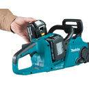 Makita XCU03PT1-R 36V 18V X2 LXT Brushless 14 in. Chain Saw Kit with 4 Batteries 5.0Ah, Reconditioned