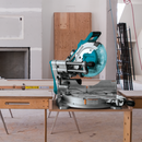 Makita XSL06PT 18V X2 36V LXT Lithium‑Ion Brushless Cordless 10" Dual‑Bevel Sliding Compound Miter Saw with Laser Kit, 5.0Ah, New