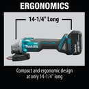 Makita XAG04T 18V LXT Lithium‑Ion Brushless Cordless 4‑1/2 in. / 5 in. Cut‑Off/Angle Grinder Kit 5.0Ah, New