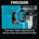 Makita XNB02Z 18V LXT Lithium‑Ion Cordless 2‑1/2 in. Straight Finish Nailer, 16 Ga., Tool Only, New