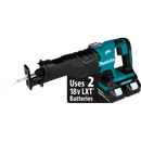 Makita XRJ06PT 36-Volt LXT  Lithium-Ion Brushless Cordless Recipro Saw Kit (5.0Ah), (New) - ToolSteal.com