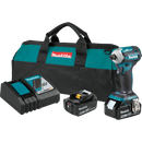 Makita XDT16T-R 18V LXT® Lithium‑Ion Brushless Cordless Quick‑Shift Mode™ 4‑Speed Impact Driver Kit (5.0Ah), (Reconditioned) - ToolSteal.com