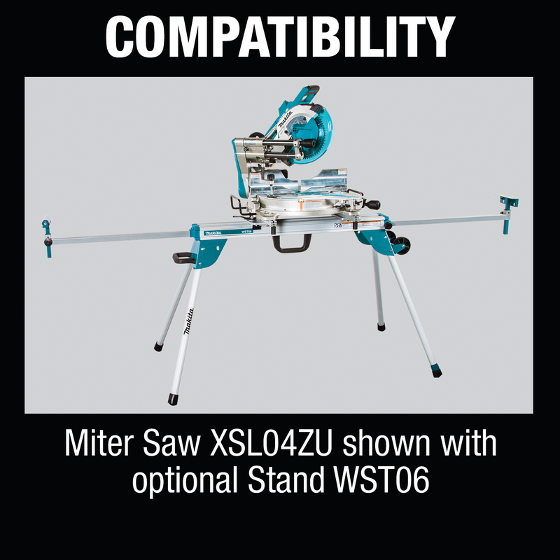 Makita XSL04ZU-R 36V 18V X2 LXT Brushless 10 in. Dual‑Bevel Sliding Compound Miter Saw, AWS and Laser, Tool Only, Reconditioned