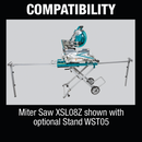 Makita XSL08Z-R 36V 18V X2 LXT Brushless 12 in. Dual‑Bevel Sliding Compound Miter Saw, AWS Capable and Laser, Tool Only, Reconditioned