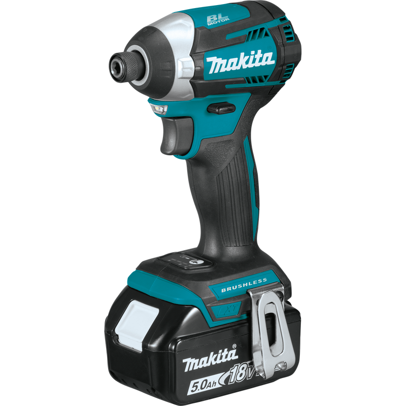 Makita XDT14T-R  18V LXT® Lithium‑Ion Brushless Cordless Quick‑Shift Mode™ 3‑Speed Impact Driver Kit (5.0Ah) Reconditioned