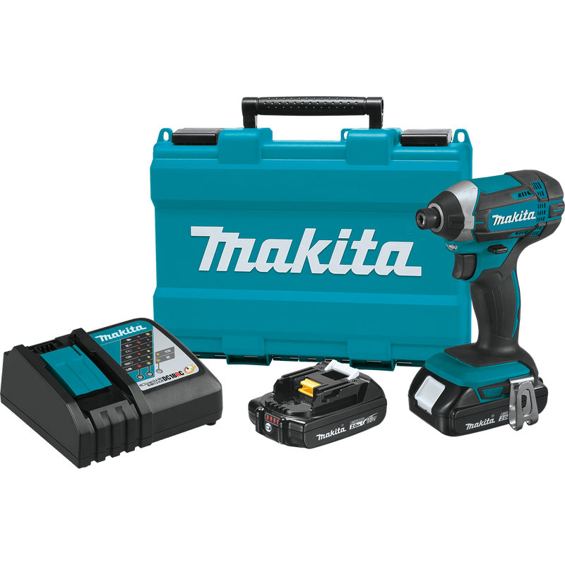 Makita XDT11R-R 18V LXT® Lithium‑Ion Compact Cordless Impact Driver Kit 2.0Ah, (Reconditioned) - ToolSteal.com