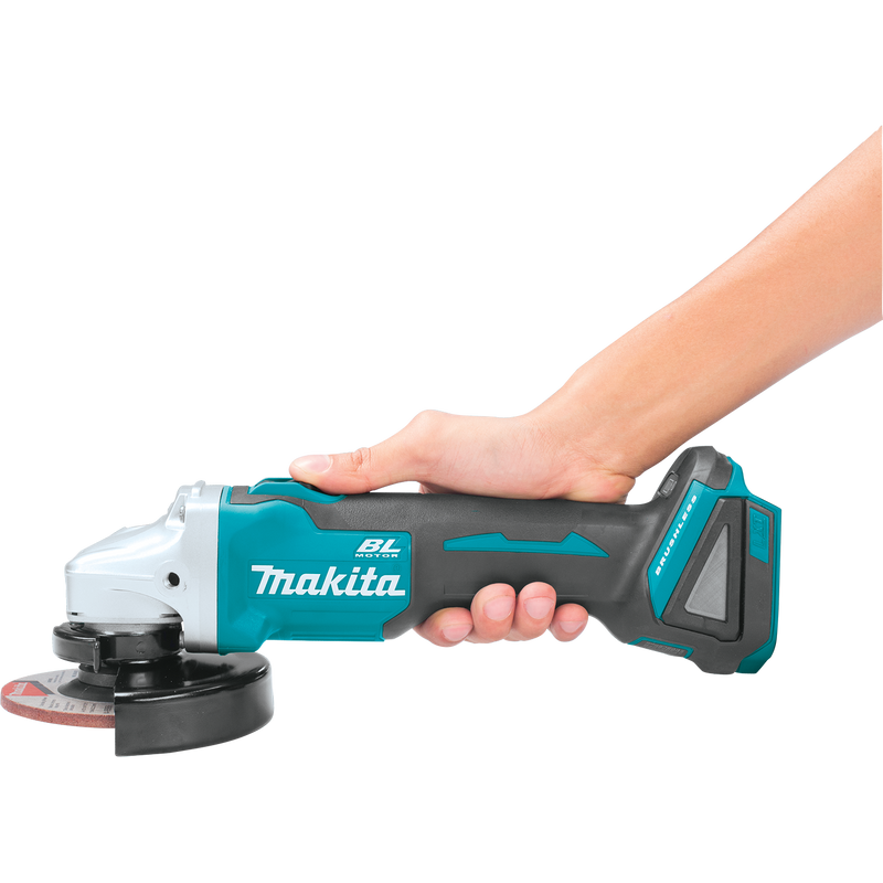 Makita XAG04Z 18V LXT® Lithium‑Ion Brushless Cordless 4‑1/2” / 5" Cut‑Off/Angle Grinder, [Tool Only], (Reconditioned) - ToolSteal.com