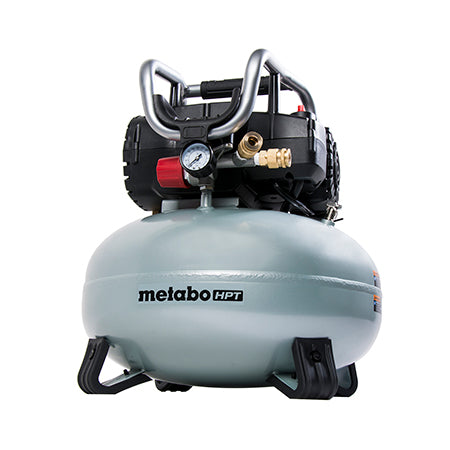 Metabo HPT A-EC710SM-R Portable 6-Gallon Oil-Free Pancake Compressor, A-Grade, Reconditioned