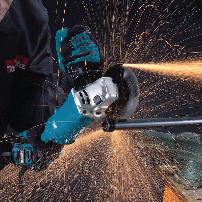 Makita GA5020Y-R 5" SJS™ Angle Grinder, with AC/DC Switch, (Reconditioned) - ToolSteal.com