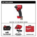 Milwaukee 2953-22 M18 FUEL 1/4 in. Hex Impact Driver Kit, New