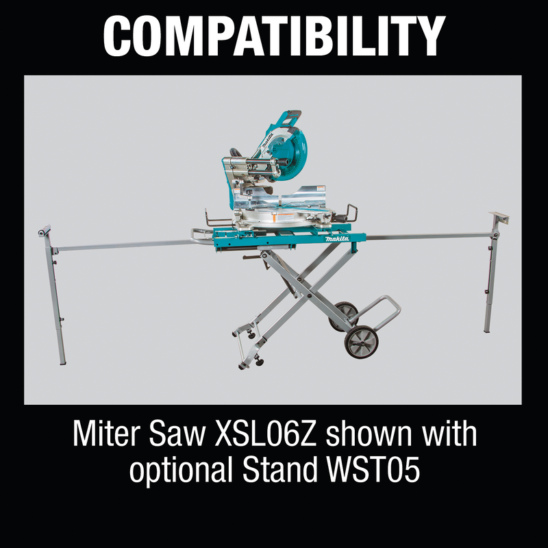 Makita XSL06Z-R 36V 18V X2 LXT Brushless 10 in. Dual‑Bevel Sliding Compound Miter Saw with Laser, Tool Only, Reconditioned