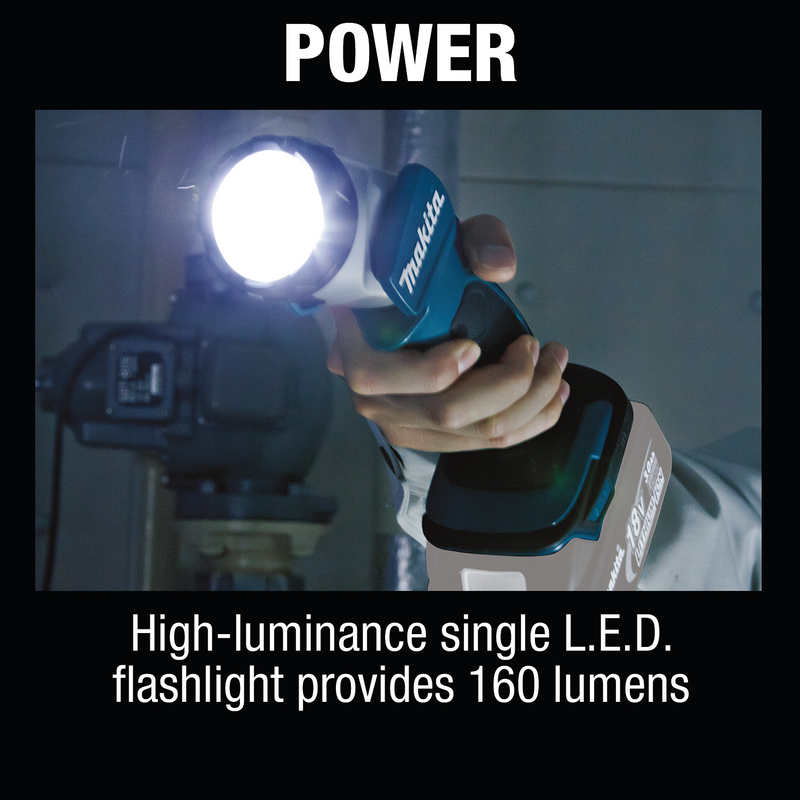 Makita DML802 18V LXT® Lithium‑Ion Cordless L.E.D. Flashlight, Flashlight Only, (New) - ToolSteal.com