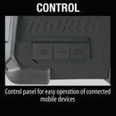 Makita XRM08B 18V LXT/CXT Cordless Bluetooth Job Site Speaker, Tool Only, New