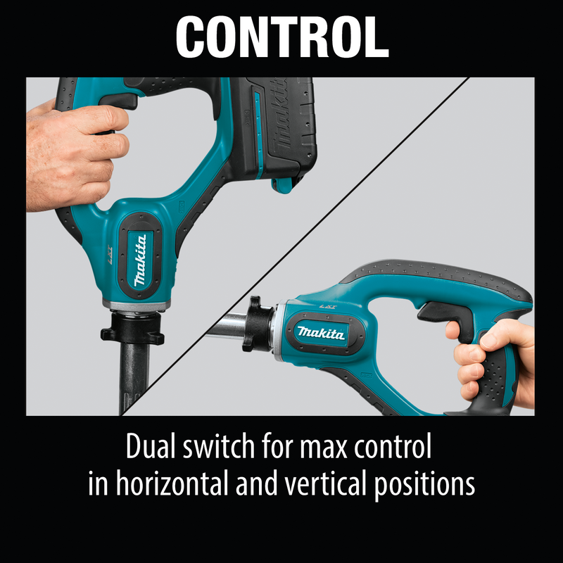 Makita XRV01T-R 18V LXT Lithium‑Ion Cordless 4 ft. Concrete Vibrator Kit 5.0Ah, Reconditioned