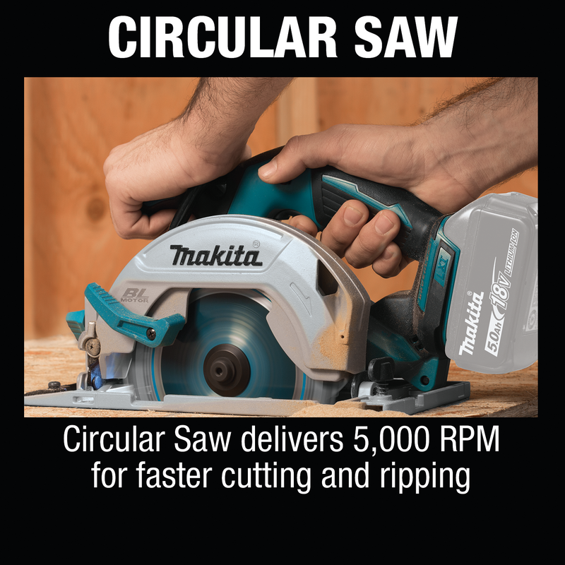 Makita XT333X1 18V LXT Lithium‑Ion Brushless Cordless 3‑Pc. Combo Kit 4.0Ah, 2.0Ah New