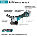 Makita XAG20Z 18V LXT Lithium‑Ion Brushless Cordless 4‑1/2 in. / 5 in. Paddle Switch Cut‑Off/Angle Grinder, with Electric Brake, Tool Only, New