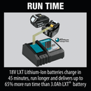 Makita XT288T-R 18V LXT Lithium‑Ion Brushless Cordless 2‑Pc. Combo Kit 5.0Ah, Reconditioned