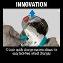 Makita GA4570-R 4‑1/2" X‑LOCK Angle Grinder, with AC/DC Switch, Reconditioned